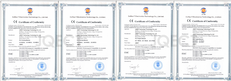 剑桥自动化ISO9001 IS014001 CE认证书